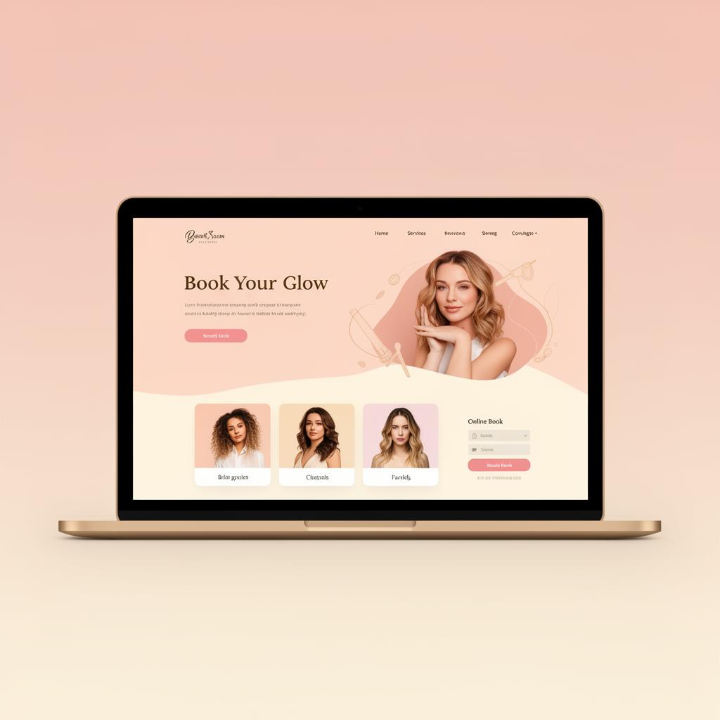 Beauty Salon Template website